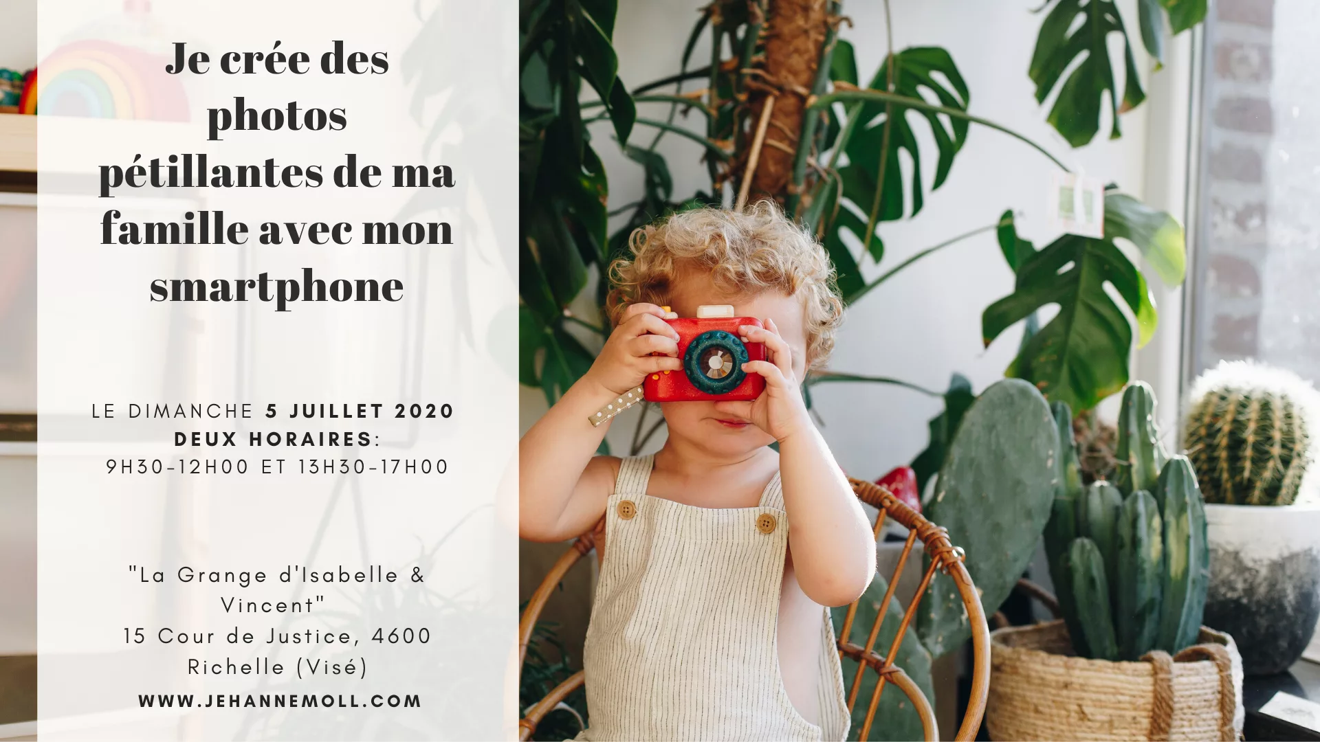 6 bonnes raisons de participer à l&rsquo;Atelier de photo au smartphone spécial Familles