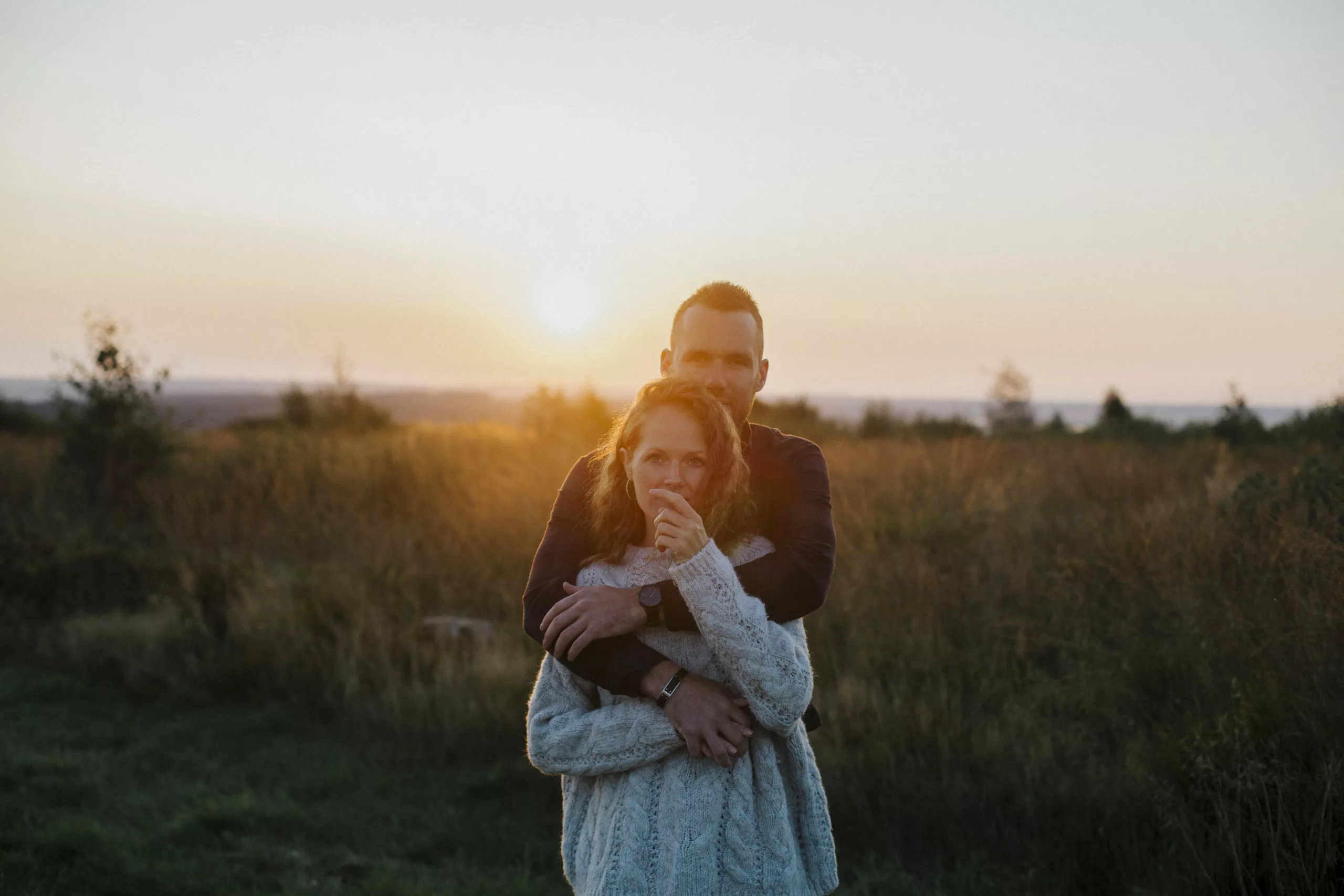 Une séance hors du temps au lever du soleil dans les Fagnes